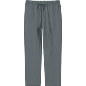 Latuza Women's Cotton Sleep Pants Woven Pajama Bottoms with Pockets