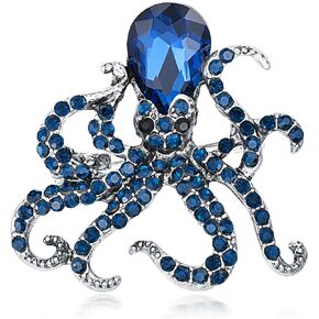 UNVAK Rhinestones Animal Brooch for Women Girl Animal Brooches Pins Crystal Animal Lapel Pin Valentine's Day Mother's Day Gift for Daughter Girlfriend Mom