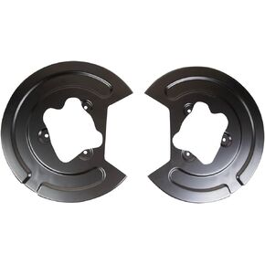 TRQ Rear Brake Dust Shield Set Compatible with 2013-2019 Ford 2013-2019 Lincoln