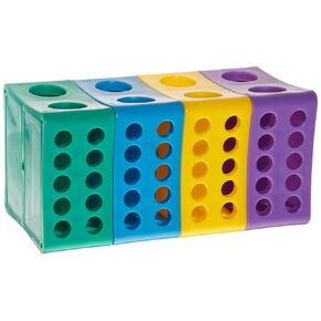 Heathrow Scientific - HEA29040A HD29040A Rota-Rack Rotating 4-WAY Tube Rack for Large Tubes, 224 x 110 x 110mm