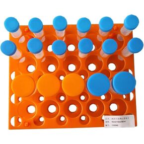 رف أنبوب اختبار من بيبي، حامل أنبوب الطرد المركزي لـ 10 مل، 15 مل، 50 مل، حامل بلاستيكي قابل للفصل، 50 بئرًا in Kuwait