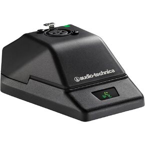 Audio-Technica System 10 Desk Stand Transmitter Audio Wireless Desk-Stand Transmitter (ATW-T1007), Black
