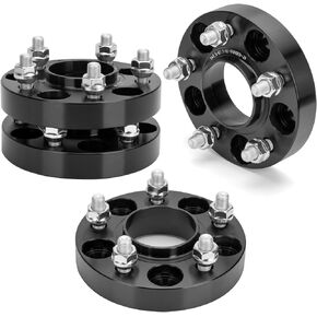 dynofit 5x4.5 Wheel Spacers Compatibility with Hyundai Elantra, Sonat and Genesis Coupe, 5x114.3mm 67.1 Hub Bore 1" Wheel Adapter Compatibility with Ford Fusion Escape Mazda Jeep Kia, M12x1.5 Studs