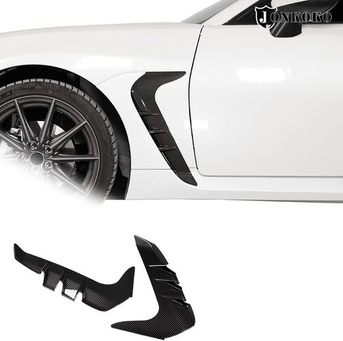 غطاء فتحة تهوية جانبية للسيارة من أجل Subaru BRZ Toyota 86 2022 ملصق جانبي للحاجز الجانبي للتهوية (ألياف الكربون) in Saudi Arabia