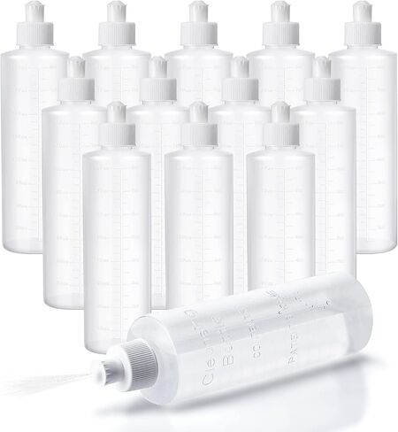 Weewooday 12 Pcs Perineal Squirt Bottle 8oz Perineal Lavette Irrigation Bottle Hygiene Bottle Postpartum Cleansing Wash Bottle for Mom After Birth Postpartum Care Soothe Clean Perineal Area Bidet Use in Saudi Arabia