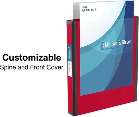 Staples 807711 1.5-Inch 3-Ring Better Binder Red (18369) in Saudi Arabia