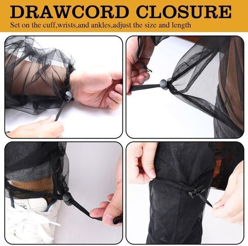 بدلة شبكية من البعوض مع سحاب على غطاء الرأس مع حقيبة حمل مجانية وقبعات شمسية للرجال لحماية رجال الصيد والصيد in Kuwait