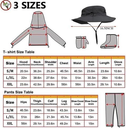بدلة شبكية من البعوض مع سحاب على غطاء الرأس مع حقيبة حمل مجانية وقبعات شمسية للرجال لحماية رجال الصيد والصيد in Kuwait