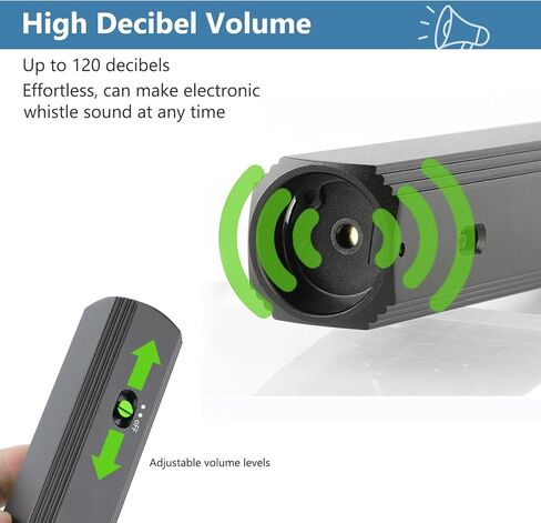 صفارة Folgtek الإلكترونية عالية الحجم، صفارة طوارئ وشعلة محمولة، صفارة حكم مضادة للنفخ مع مصباح يدوي وحبل للمدربين والمعلمين والشرطة والتخييم في الهواء الطلق وركوب القوارب والمشي لمسافات طويلة in Kuwait