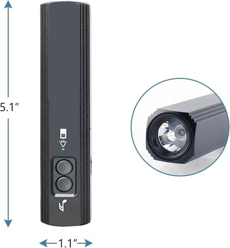 صفارة Folgtek الإلكترونية عالية الحجم، صفارة طوارئ وشعلة محمولة، صفارة حكم مضادة للنفخ مع مصباح يدوي وحبل للمدربين والمعلمين والشرطة والتخييم في الهواء الطلق وركوب القوارب والمشي لمسافات طويلة in Kuwait