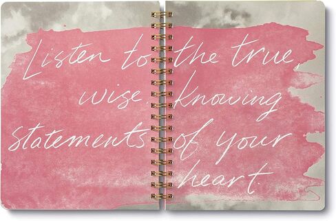 Compendium Spiral Notebook - الخريطة التي تشير إلى وجهتها مكتوبة على قلبها. - دفتر ملاحظات حلزوني مصمم يحتوي على 192 صفحة مسطرة، مسطر بالكلية، 7.5 بوصة عرض × 9.25 بوصة ارتفاع in Kuwait