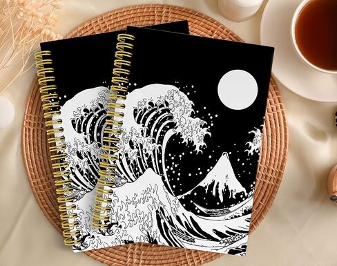 Knibeo Native American Eagle Viking Raven Runes Odin God of War Lined Hardcover Spiral Notebook Journal 5.5×8.3 Inch, College Ruled Notebook for Work Notes Journaling,Gifts for Vikings in Saudi Arabia