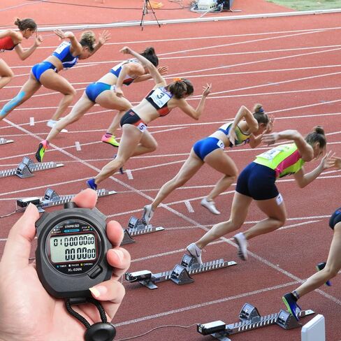 VNIMKSO Professional Digital Stopwatch Timer, Sports Stopwatch, Portable Chronograph Timer Stopwatch Alarm Clock Calendar Clock with Alarm for Sports Coaches and Referees in Saudi Arabia