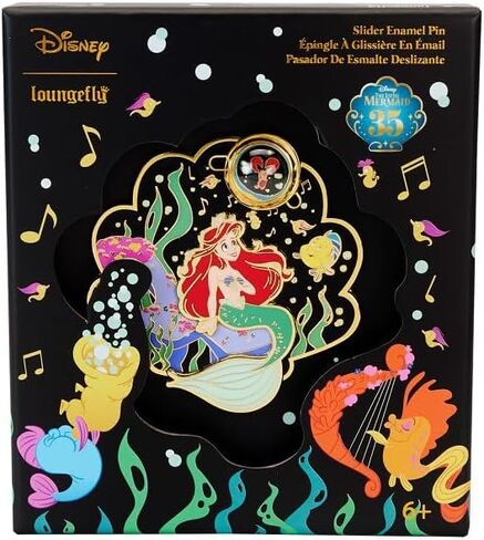Loungefly Disney The Little Mermaid 35th Anniversary Life is the Bubbles Pin | Loungefly Accessories in Saudi Arabia