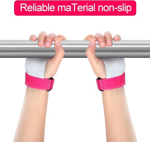 مجموعات أساور المعصم من Vefungyan للجمباز: 8 قطع من واقيات راحة اليد وأساور المعصم للفتيات والأطفال الشباب تدعم الملحقات الرياضية لأجراس Kettlebell ورفع الأثقال والتمرين والتمرين in Kuwait