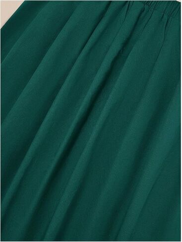 SweatyRocks Girl's A Line Skirts High Elastic Waisted Pleated Swing Maxi Skirt in Saudi Arabia