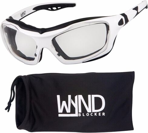 WYND Blocker Motorcycle Riding Glasses Extreme Sports Wrap Sunglasses (Black/Smoke) in Saudi Arabia