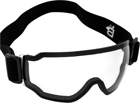 Birdz Eyewear Arch Safety Sky Diving Motorcycle Goggles for Men & Women ANSI Z78.1+ 2 Pairs Clear and Smoke Lenses in Saudi Arabia