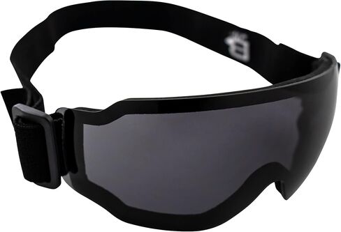 Birdz Eyewear Arch Safety Sky Diving Motorcycle Goggles for Men & Women ANSI Z78.1+ 2 Pairs Clear and Smoke Lenses in Saudi Arabia
