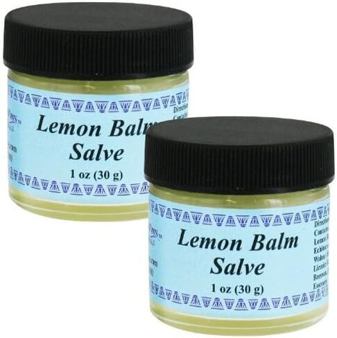 WiseWays Herbal Natural Skin Care Lemon Balm Salve, 1 Ounce, 2 Pack in Saudi Arabia