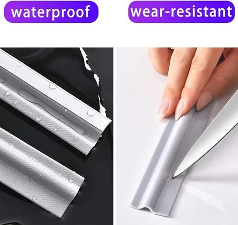 10Feet Window Draft Stopper Seal Strip, Self Adhesive Window Foam Weather Stripping Top and Side Door Seal Strip, Soundproof Window Insulation for Winter, Window Bottom Sweep Noise Blocker (White) in Saudi Arabia