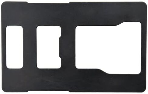 Trayvax RFID لوحة مدرعة، طول 3.375 بوصة، أسود، للاستخدام اليومي، حامل بطاقات in Kuwait