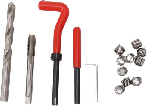 M6x1.25 Thread Repair Kit, Thread Repair Tool Kit Bent Handle Easy To Use Carbon Steel M6x1.25 Uniform Force High Hardness for Home in Saudi Arabia
