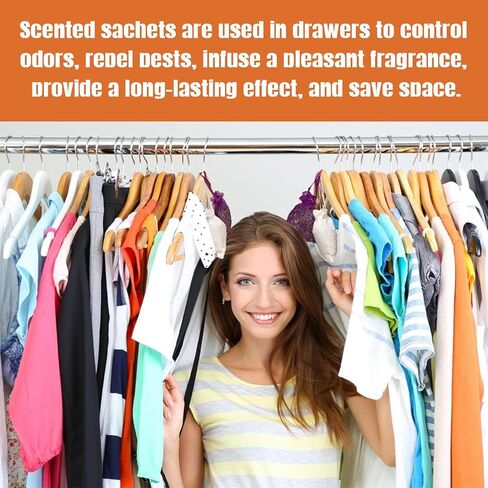 كيس معطر جو من بوريباف، كيس معطر يدوم طويلاً لدرج أو خزانة السيارة والمنزل، عطر نظيف وأنيق يناسب أي مساحة in Kuwait