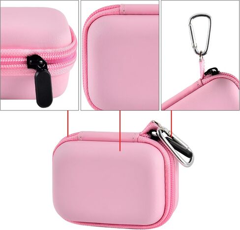 حافظة صلبة لهاتف iWalk/JEJILL/Charmast/LanLuk/VEGER/Swyop/Feob/Taegila/For Kuulaa Charging Battery Pack، حامل تخزين بنك الطاقة لشاحن محمول صغير - حقيبة فقط (وردي) in Saudi Arabia