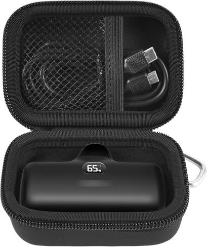 حافظة صلبة لهاتف iWalk/JEJILL/Charmast/LanLuk/VEGER/Swyop/Feob/Taegila/For Kuulaa Charging Battery Pack، حامل تخزين بنك الطاقة لشاحن محمول صغير - حقيبة فقط (وردي) in Kuwait