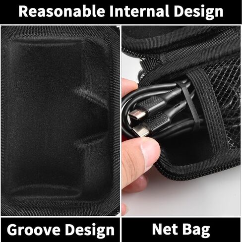 حافظة صلبة لهاتف iWalk/JEJILL/Charmast/LanLuk/VEGER/Swyop/Feob/Taegila/For Kuulaa Charging Battery Pack، حامل تخزين بنك الطاقة لشاحن محمول صغير - حقيبة فقط (وردي) in Kuwait