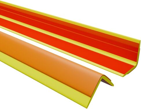 Wall Corner Protector & Molding Trim,Self Adhesive Corner Guards for Wall, Edge Protector for Kindergarten Walls Furniture Corner Safety Bumpers,White,1.8IN x 3.5FT, 2PCS in Saudi Arabia