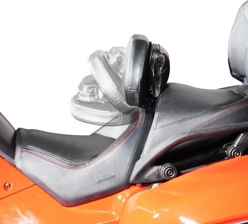Grande Backrest For Can-Am Spyder F3 2015+ Adjustable Quick Detach 41-308G By Show Chrome in Saudi Arabia