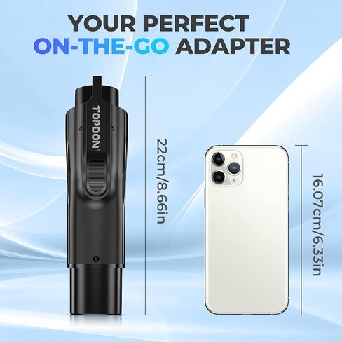 محول Tesla إلى J1772، بحد أقصى 48 أمبير 250 فولت مع قفل مضاد للسقوط، محول شاحن TOPDON Tesla، محول EV لـ Tesla مناسب لجميع J1772، متوافق مع موصلات Tesla وشواحن الوجهة in Kuwait