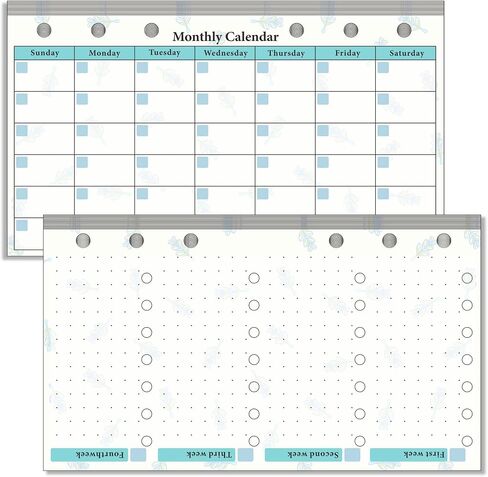 A6 Budget Binder Inserts, Budget Sheets & Weekly and Monthly Budget Refill Pages, Budget Tracker for Planner with 6 Holes, 82 sheets in Saudi Arabia