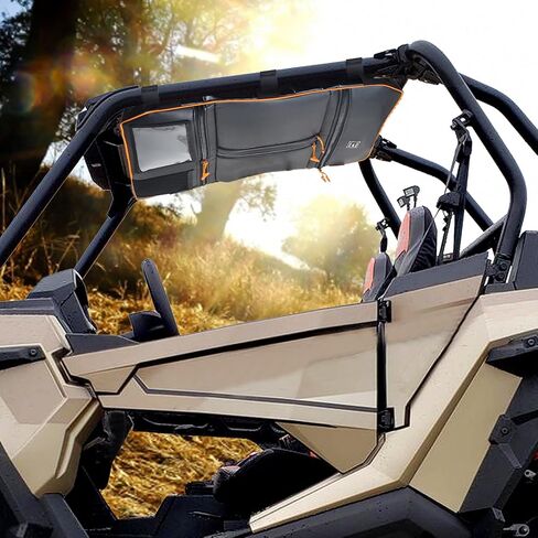 ملحقات Sresk UTV RZR 1000 XP، حقيبة سقف RZR XP حقيبة تخزين علوية حقيبة خريطة لـ Polaris RZR XP 1000 (نماذج بمقعدين أو 4 مقاعد، طوال السنوات) سعة كبيرة مقاومة للماء (أنابيب برتقالية) in Kuwait