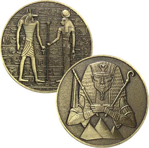 عملة تحدي هرم الفرعون المصري أنوبيس عملة معدنية محظوظة in Kuwait