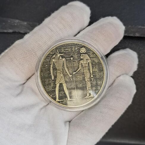 عملة تحدي هرم الفرعون المصري أنوبيس عملة معدنية محظوظة in Kuwait