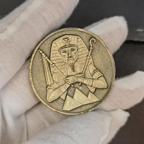 عملة تحدي هرم الفرعون المصري أنوبيس عملة معدنية محظوظة in Kuwait