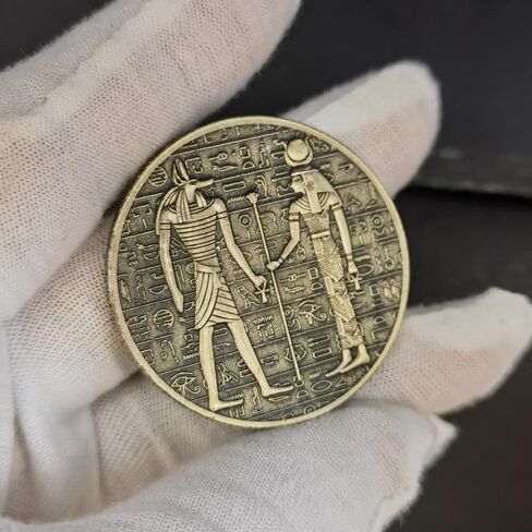 عملة تحدي هرم الفرعون المصري أنوبيس عملة معدنية محظوظة in Kuwait