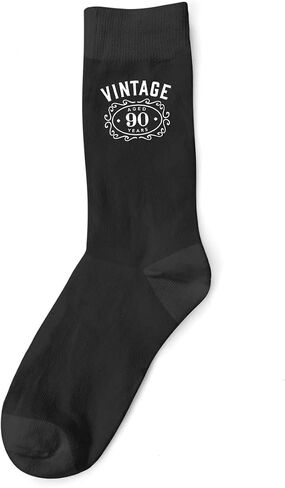 90th Birthday Gift Socks Men's Present Novelty Keepsake Idea 90 Years Old (Size 7-12) in Saudi Arabia