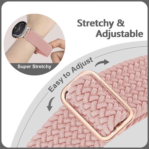 3 Pack Braided Nylon Stretchy Strap Compatible for Samsung Galaxy Watch 6 5 4 47mm 46mm 45mm 44mm 43mm 40mm Men Women, 20mm 22mm Sport Soft Watch Bands for Watch 6 5 4 Classic Active Pro ,Gear S3 Frontier, Fossil Gen 5 4 in Saudi Arabia