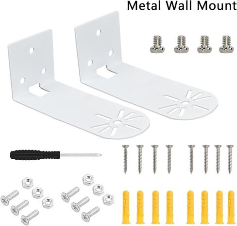 حامل جداري للكاميرا المعدنية من TEKCAM متوافق مع كاميرا Blink Mini Pan-Tilt، 2 حزمة كاميرا أمان، حامل كاميرا قابلة للإمالة، حامل كاميرا السقف، دعامة تثبيت الحفر in Kuwait
