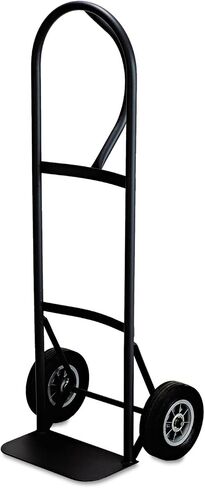 Safco Products Tuff Truck Continuous Handle Hand Truck - 400 lbs. Capacity -Black Powder Coat Finish - With Flow-Back Handle Design - Heavy-Gauge Tubular Steel Frame. For Moving Storage and More in Saudi Arabia