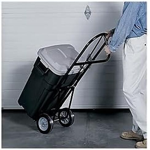 Safco Products Tuff Truck Continuous Handle Hand Truck - 400 lbs. Capacity -Black Powder Coat Finish - With Flow-Back Handle Design - Heavy-Gauge Tubular Steel Frame. For Moving Storage and More in Saudi Arabia