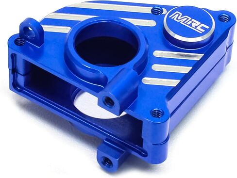 MRC SCX24 ترقية أجزاء سبيكة التصنيع باستخدام الحاسب الآلي غطاء علبة التروس علبة التروس قذيفة لوحة مناسبة لمحور المسار 1/24 (أزرق) in Kuwait