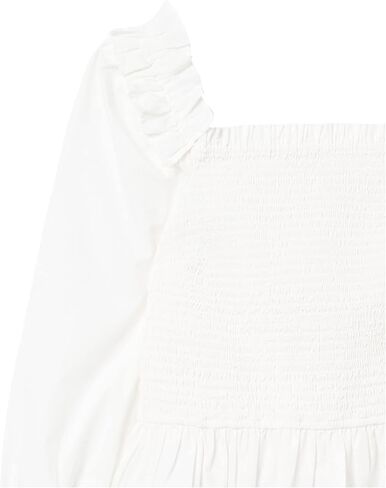 The Drop Women's Marisol Long-Sleeve Ruffle Smocked Top in Saudi Arabia