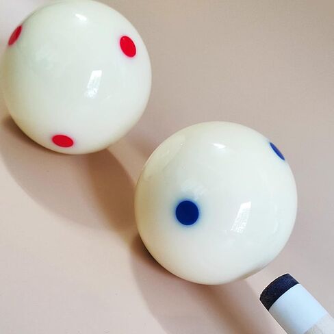 Pro Cup Pool Billiard Cue Ball Practice Training Artifact with 6 Dots (2-1/4'', 6 oz) in Saudi Arabia