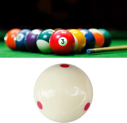 Pro Cup Pool Billiard Cue Ball Practice Training Artifact with 6 Dots (2-1/4'', 6 oz) in Saudi Arabia