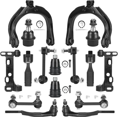 Front Lower Control Arm Support Bracket Suspension Kit Fit for Chevrolet Trailblazer, Fit for GMC Envoy 2002-2009, Fit for Buick Rainier 2004-2007, Bravada 2002-2004, with Ball Joint - 4 pcs in Saudi Arabia